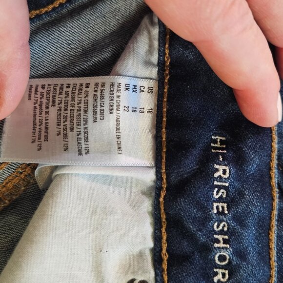 American Eagle Hi Rise Shortie / Sz 18 - Picture 3 of 7